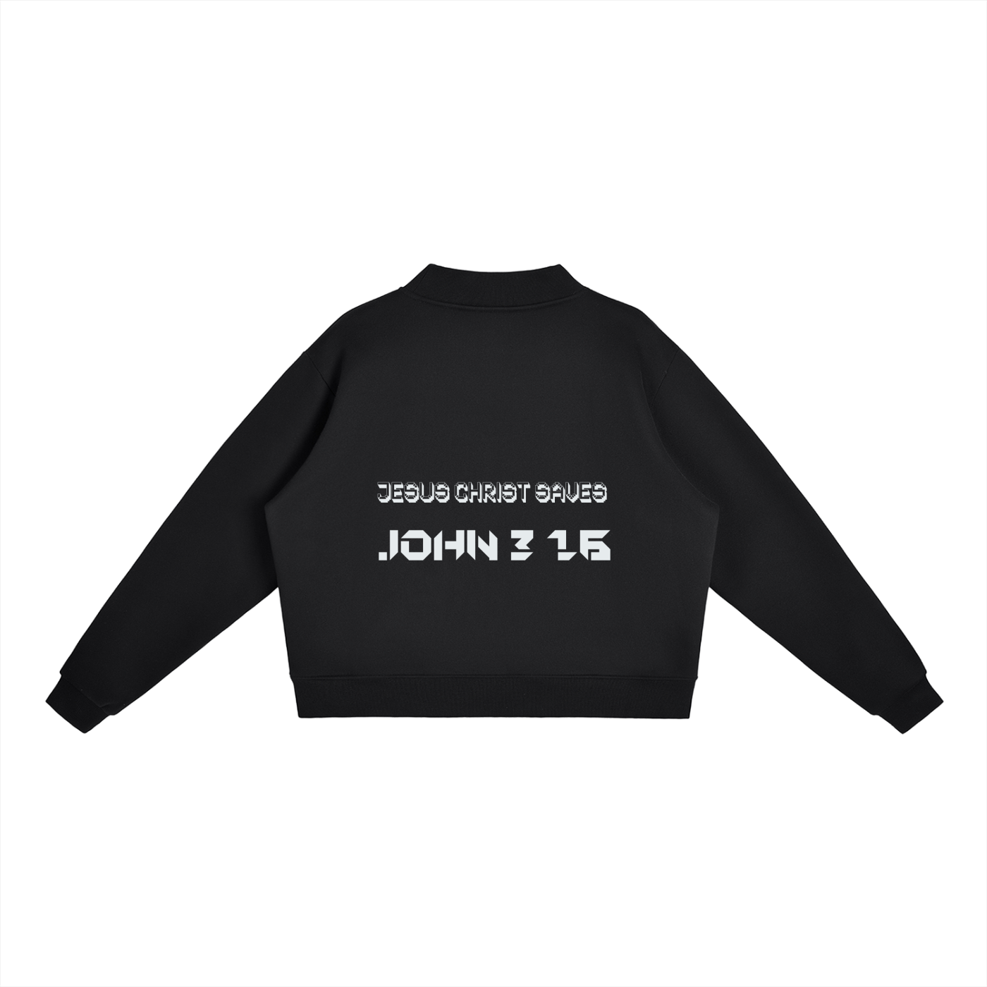 Essential Fleece Mock-Neck Crew Sweatshirt