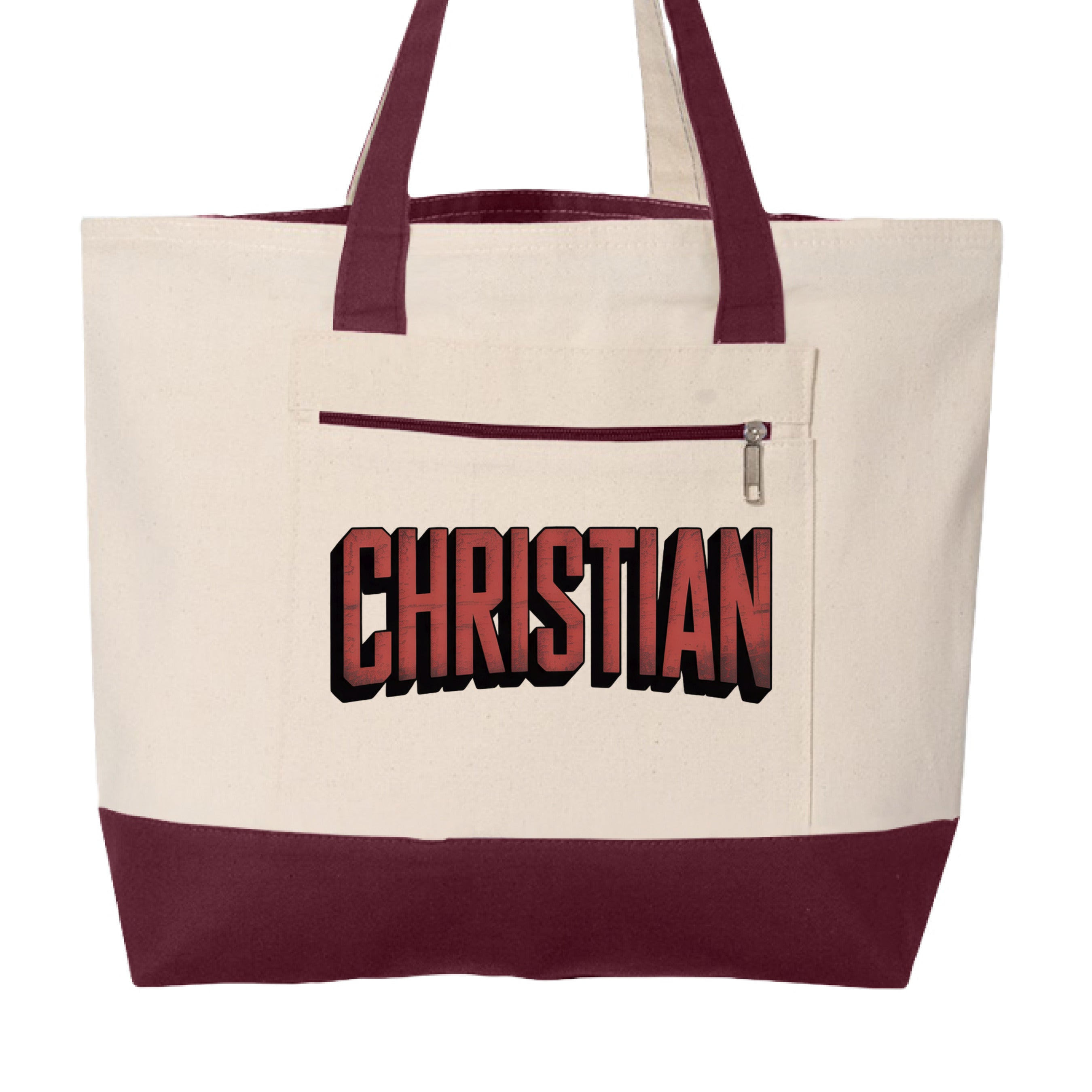 Natural/ Maroon - FRONT