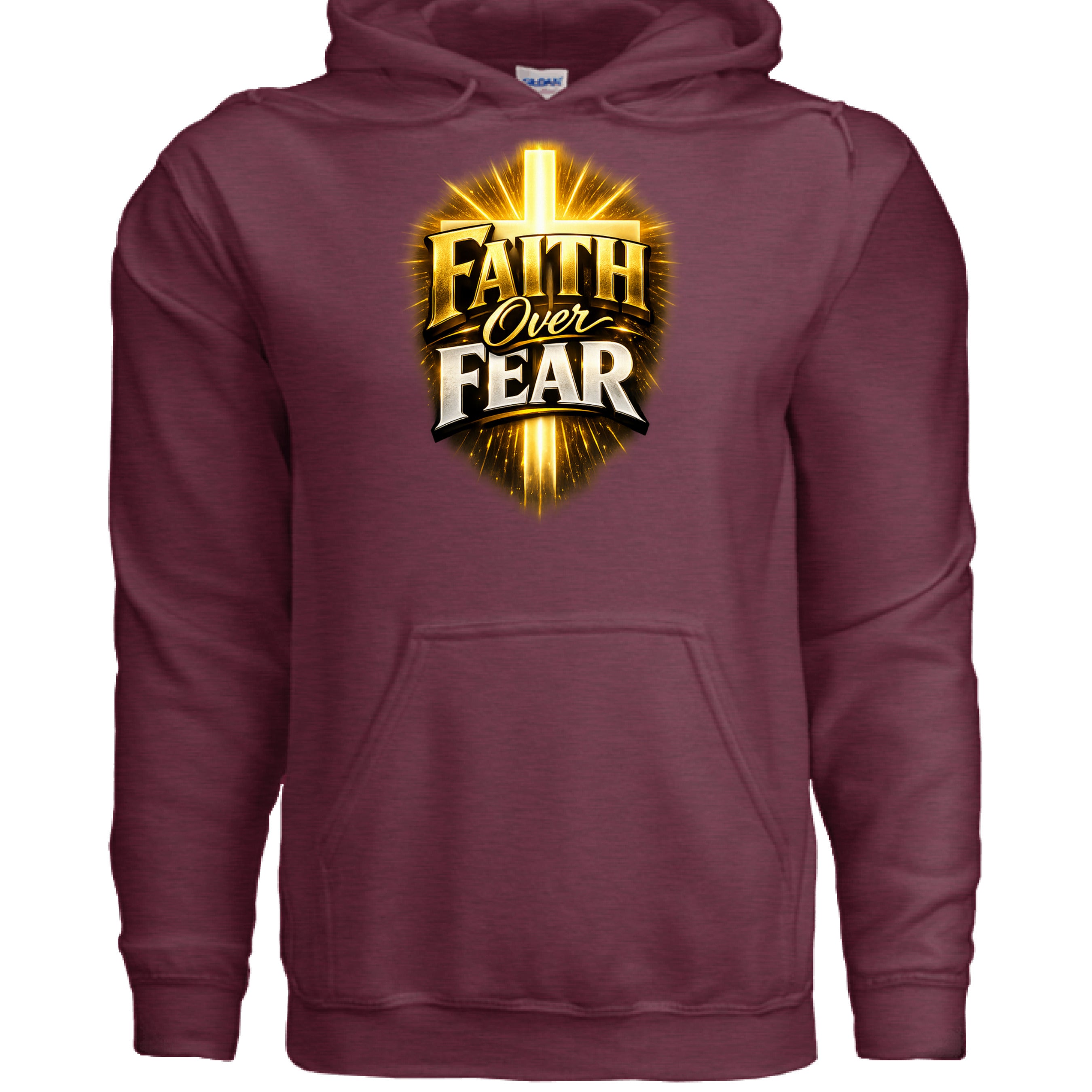 Heather Sport Dark Maroon - FRONT