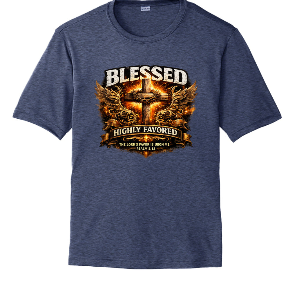 True Navy Heather - FRONT