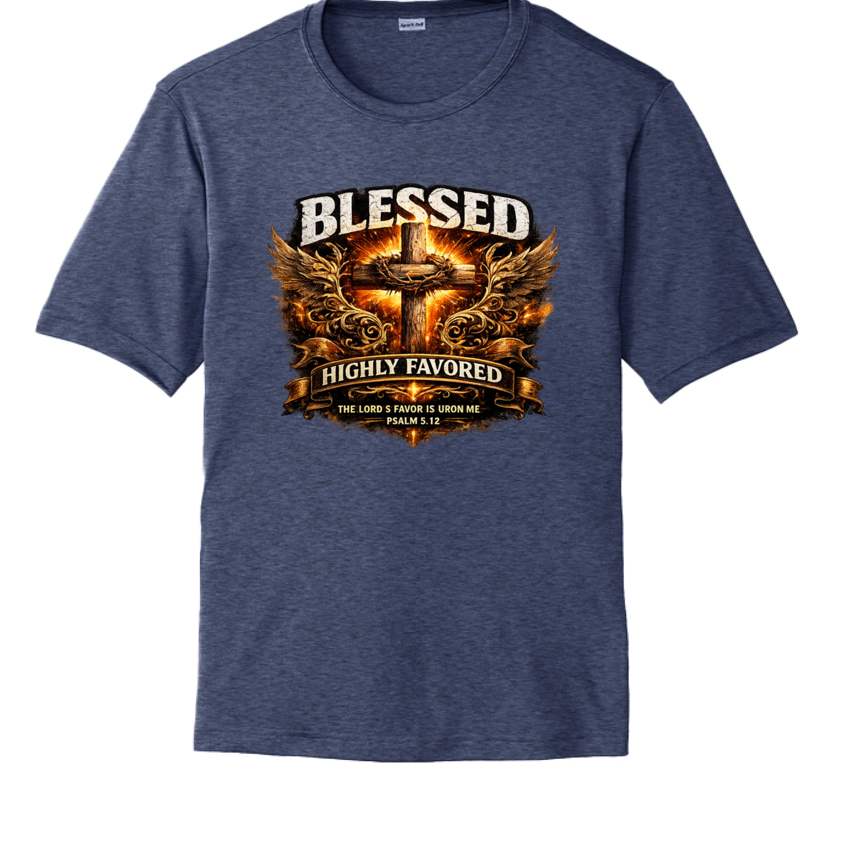 True Navy Heather - FRONT